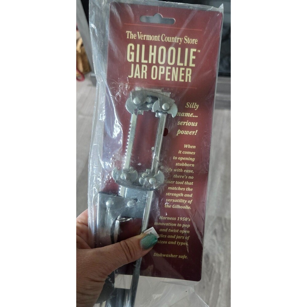NIB Vermont Country Store Gilhoolie Jar Opener Opens Bottles And Jars All Sizes
